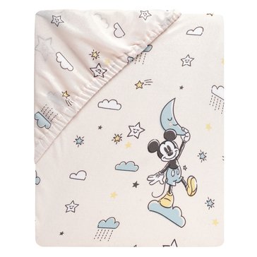 Disney Mickey Mouse Moonlight Fitted Crib Sheet