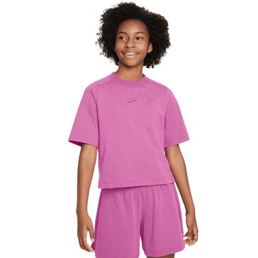 Nike Big Girls' Jersey Cropped Tee