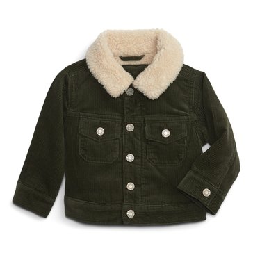 Gap Baby Boys' Denim Cord Sherpa Jacket