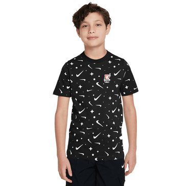 Nike Big Boys' Printed Boxy Short Sleeve Tee