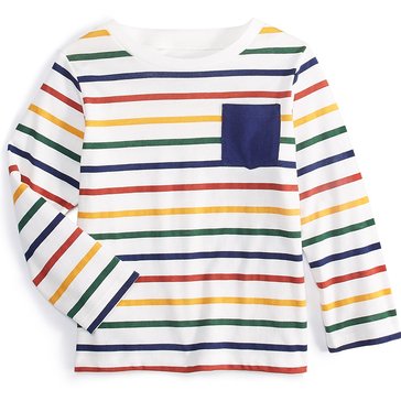 Wanderling Baby Boys' Forest Stripe Tee