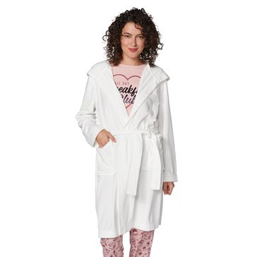 Yarn & Sea Women's Velour Hooded Robe