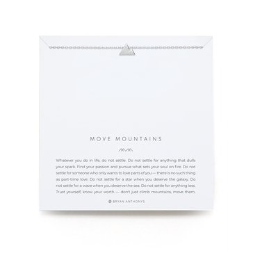 Bryan Anthonys Move Mountains Icon Necklace