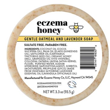 Eczema Honey Gentle Oatmeal And Lavender Soap