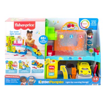 Fisher-Price Little People Light-Up Learning Garage Playset