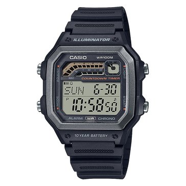 Casio Men's 10YR CD Timer Digital Resin Watch