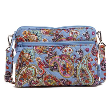 Vera Bradley Provence Paisley Triple Compartment Crossbody