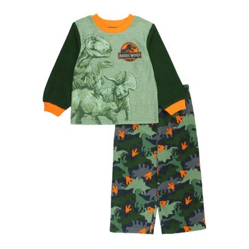 Jurassic World Toddler Boys' Microfleece 2-Piece Pajamas