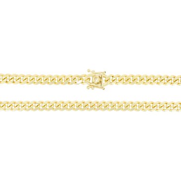 Miami Cuban Chain Necklace with Box Lock, 6.20mm
