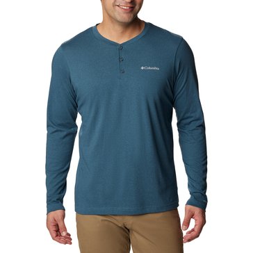 Columbia Men's Thistletown Hills Long Sleeve Henley Knit Shirt