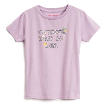 Liberty & Valor Little Girls Outdoor Graphic Tee