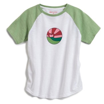 Liberty & Valor Big Girls Icon Raglan Tee