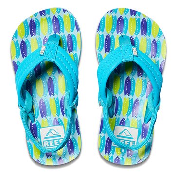 Reef Little Boys Little Ahi Blue Fish Sandal