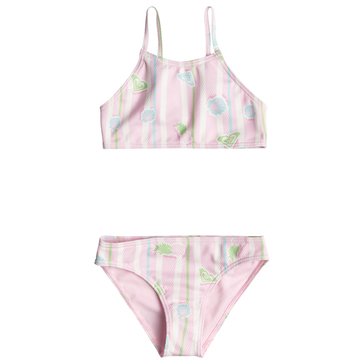 Roxy Little Girls' Pineapple Line 2-Piece Swimsuit Set