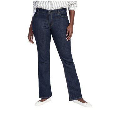 Old Navy Women's WOW Midrise Bootcut Dark Jeans