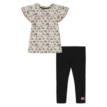 Calvin Klein Toddler Girls' Slub Jersey Tunic Sets