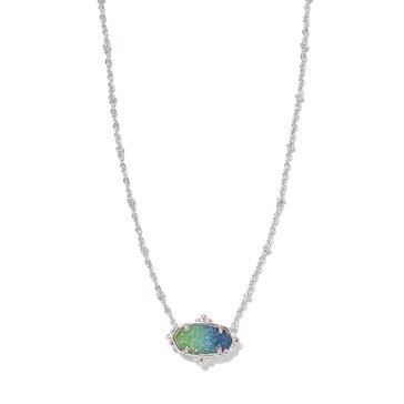 Kendra Scott Elisa Petal Framed Short Pendant Necklace
