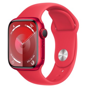 Apple Watch Series 9 GPS + Cellular Aluminum with Sport Band - Medium/Large