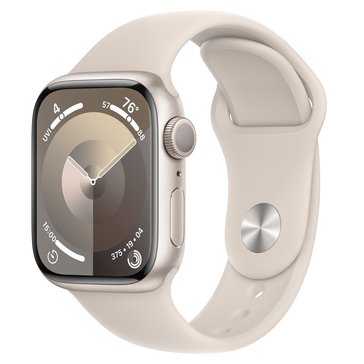 Apple Watch Series 9 GPS  Aluminum with Sport Band - Medium/Large