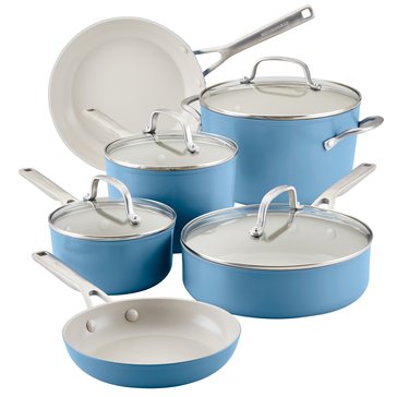 KitchenAid 10-piece Ceramic Cookware Set