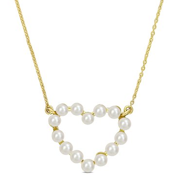 Sofia B. Freshwater Cultured Pearl Heart Pendant Necklace