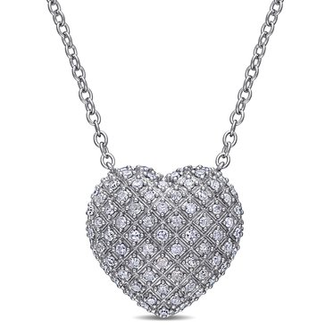 Sofia B. 1 cttw Diamond Heart Necklace