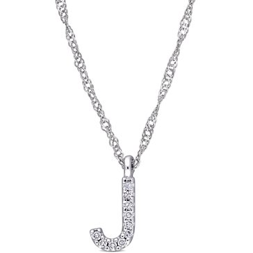 Sofia B. Diamond Accent Initial Pendant Necklace