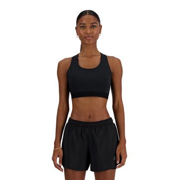 New Balance Womens Sleek Medium Support Pocket Sports Bra