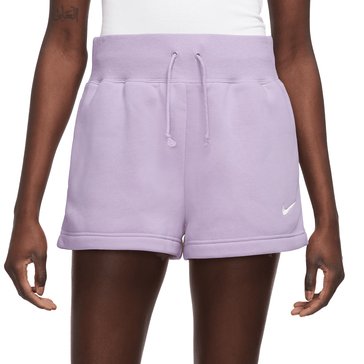 Nike Women's Sportwear Phoenix Fleece High Rise Shorts 