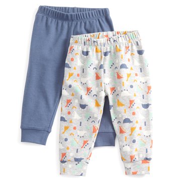 Wanderling Baby Boys' Dino Geo Pants 2-Pack