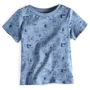 Wanderling Baby Boys' My Dog Print Short Sleeve Tee