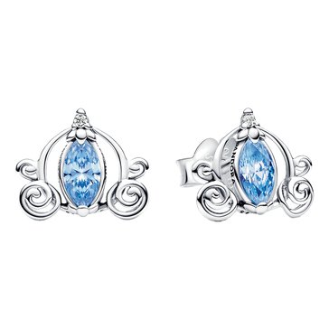 Pandora x Disney Cinderellas Carriage Stud Earrings