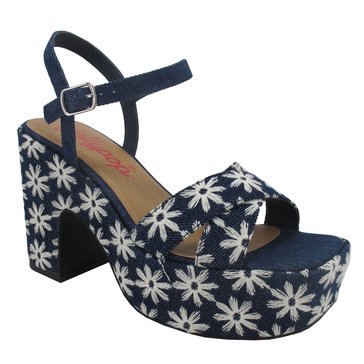 Jellypop Women's Janise Denim Heel Sandal