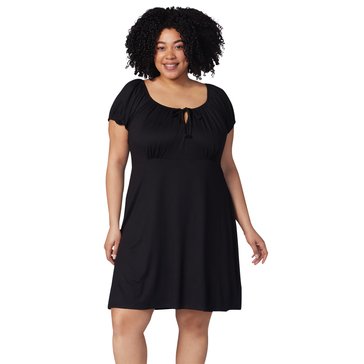 Yarn & Sea Women's Peasant Skater Dress (Plus Size)