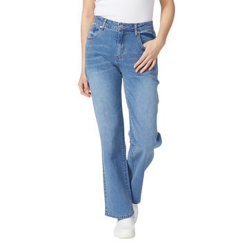 Yarn & Sea Women's Plus Straight Relaxed Jeans