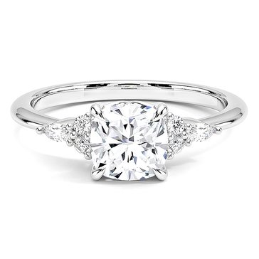 Evolv. 1 5/8 cttw Lab Grown Cushion Shape Diamond Engagement Ring