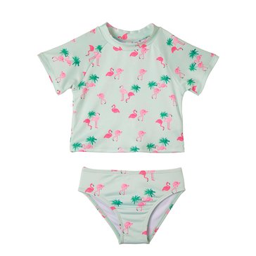 Wippette Toddler Girls' Flamingo 2-Piece Swimsuit