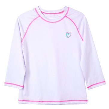 Pink Platinum Big Girls' Rashguards