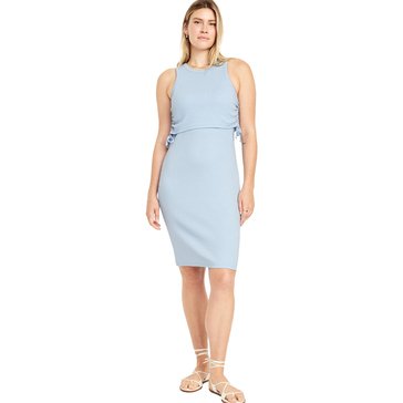 Old Navy Maternity Sleeveless Ruched Nursing Tank Dress