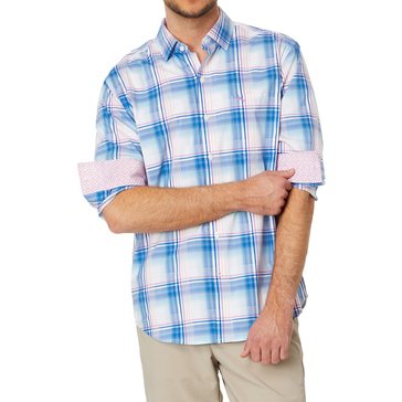 Tommy Bahama Men's Sarasota Stretch Ombre Check Woven Shirt