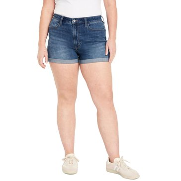 Old Navy Women's WOW High Rise 3 Medium Clean Shorts