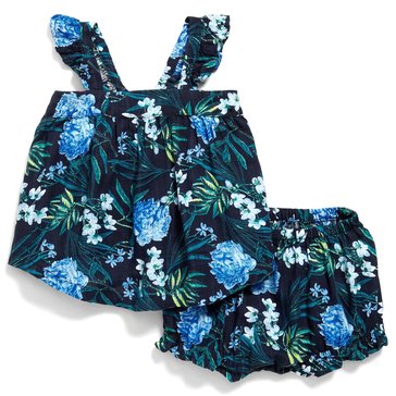 Old Navy Baby Girls' Floral Bubble Set