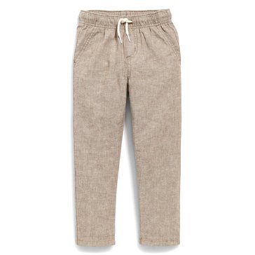 Old Navy Toddler Boys' Loose Taper Pull On Linen Dress Pants