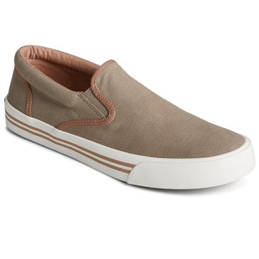 Sperry Men's Striper II Preppy Linen Slip On Shoe