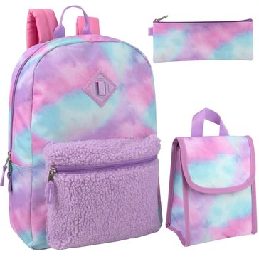 A.D. Sutton Tie-Dye Backpack with Lunch Bag & Pouch