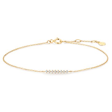 Aurelie Gi Desiree Lab-Grown Diamond Wishbone Bracelet