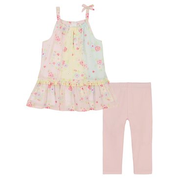 Kids Headquarters Toddler Girls Floral Tunic Sets