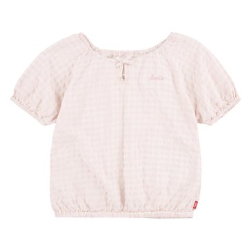 Levis Little Girls Woven Gingham Top