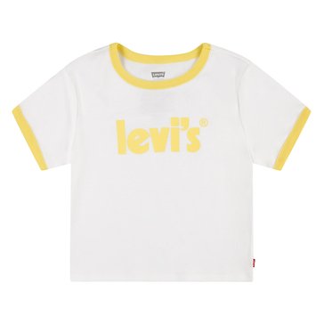 Levis Big Girls Ringer Logo Tee