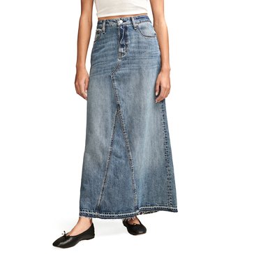 Lucky Brand Women's Denim Maxi Skirt MW